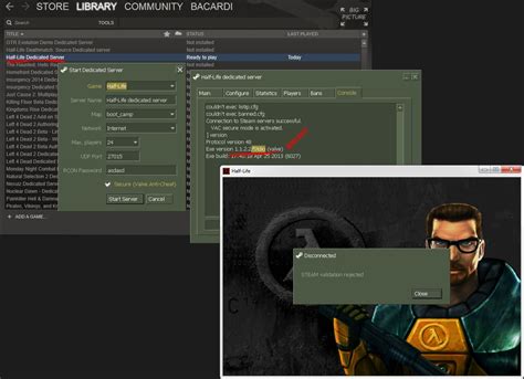 Half Life Servers .